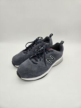 New Balance Men's Gray Suede Walking Shoes Size 11.5